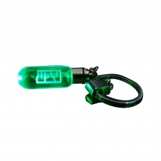 מחזיק מפתחות מעוצב בצורה ייחודית עבור חברת טבע. בעל מנגנון מסתובב ותאורה ירוקה.